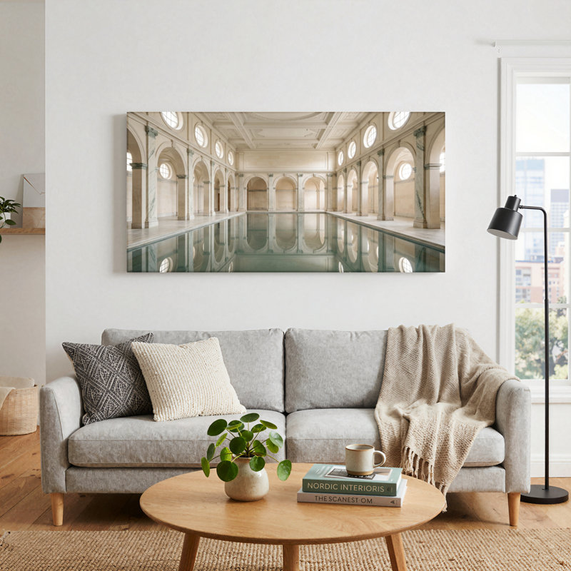 Ensemble d'une toile murale « Reflet architectural », L 32 po x H 16 po, Wrapped Canvas