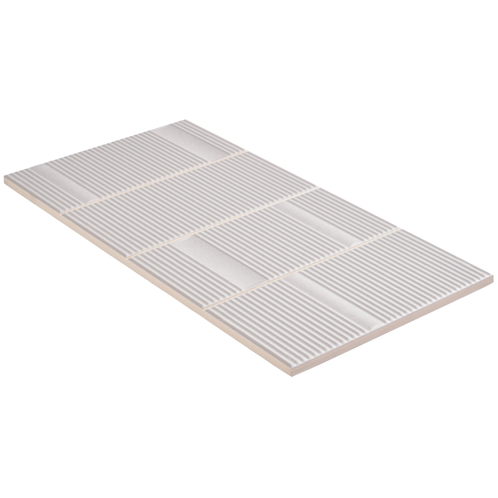 Flyer 8" x 16" Ceramic Wall Tile, Silver