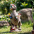 Chimpanzee and Dwarf Statues