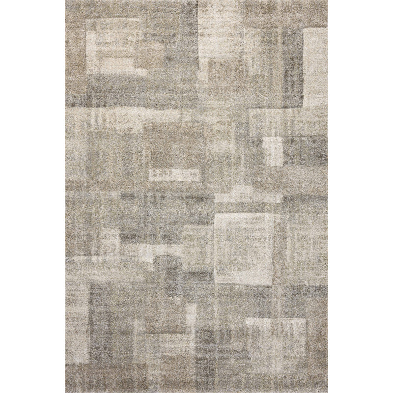 Manali Natural / Pebble Area Rug, Rectangle 7'10" x 10'
