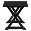 Table d'appoint, bout, table d'appoint, carré, table de chevet, chambre à coucher, lampe, placage noir, transitionnel-307114651