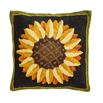 Floral Outdoor Reversible Throw Pillow