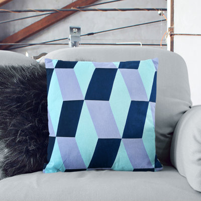 State Harlequin Square Throw Cushion
