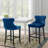 Kaimana Upholstered Counter Stool with Solid Wood Frame-1037972901