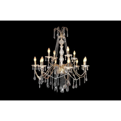 Superior 12 - Light Candle Style Chandelier