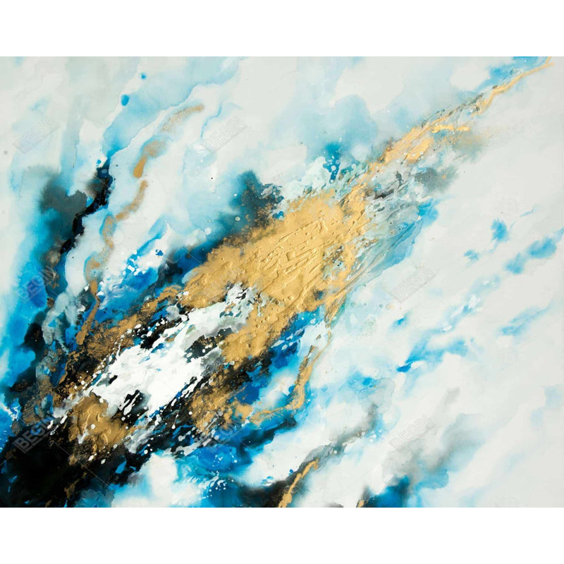 «Blue and Gold», reproduction sur toile