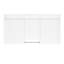 Armoire de rangement murale 3 en 1 avec tablette réglable