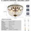 Lustre en cristal French Empire