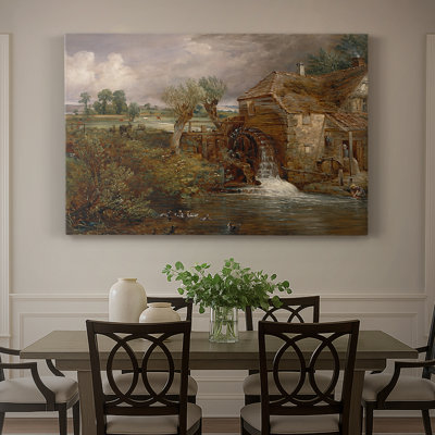 Parham Mill, Gillingham-John Constable-Gallery Wrapped Canvas-c. 1826