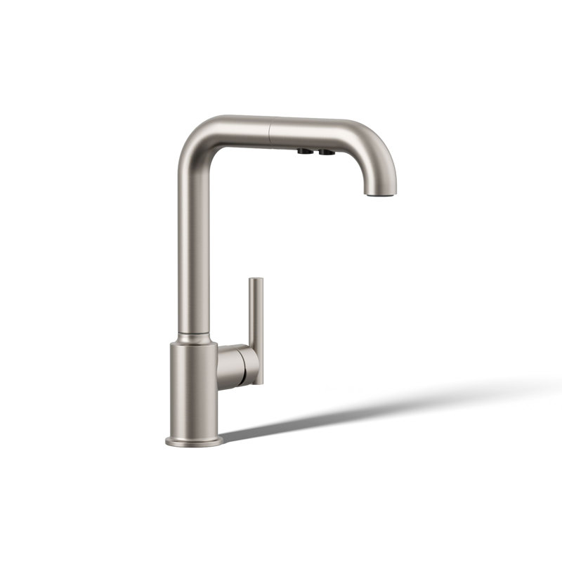 Purist® Pull Out Bar Faucet with Accessories, Vibrant Stainless