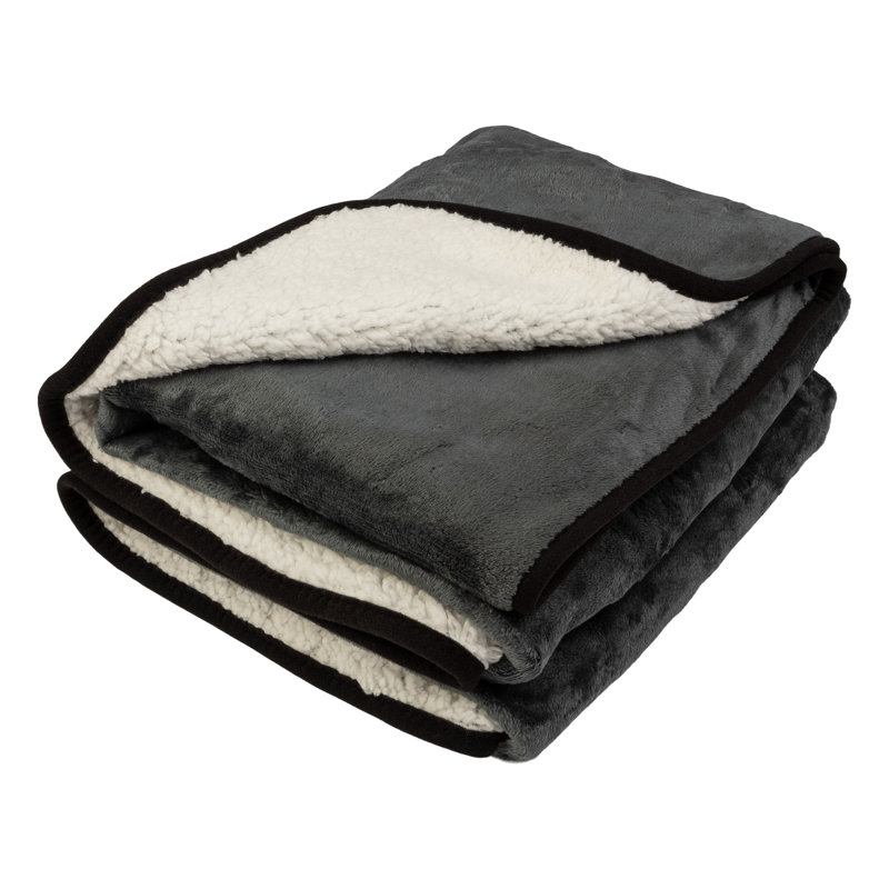 Stalwart Heated Car Blanket - 12V Heated Blanket for Car, Truck, RV or Camping - Portable Electric Travel Blanket Throw - 2 Heat Levels - Car Must Haves and Tailgating Essentials