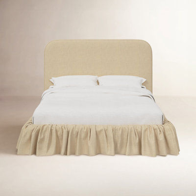 Mina Ruffle Platform Bed