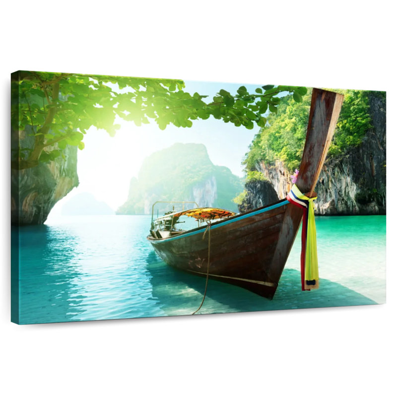 Mehar Thai Island Boat, 34" H x 51" W