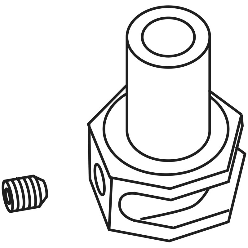 Adapter and Screw Bathroom Faucet
