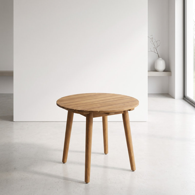 Table de bout en bois d'acacia massif