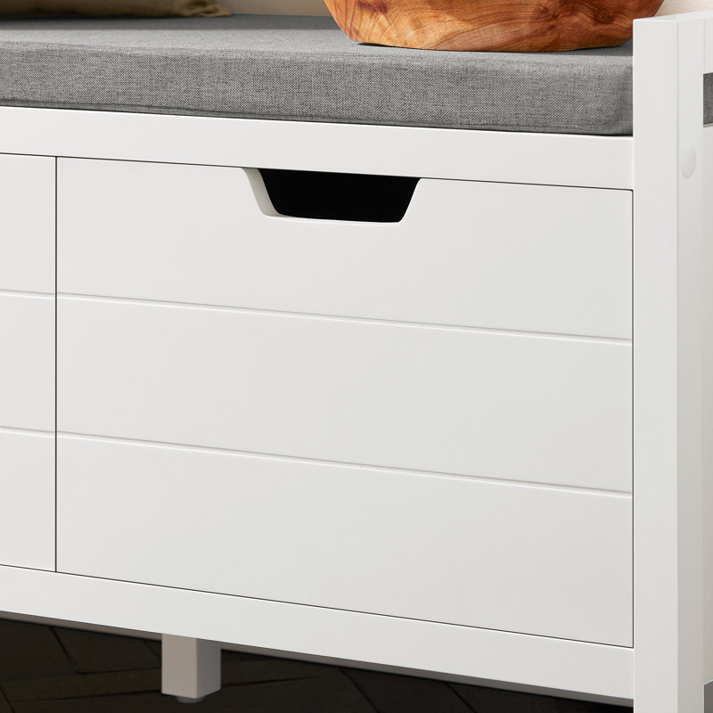 Anouk Upholstered Bench with Ingalis Storage Space