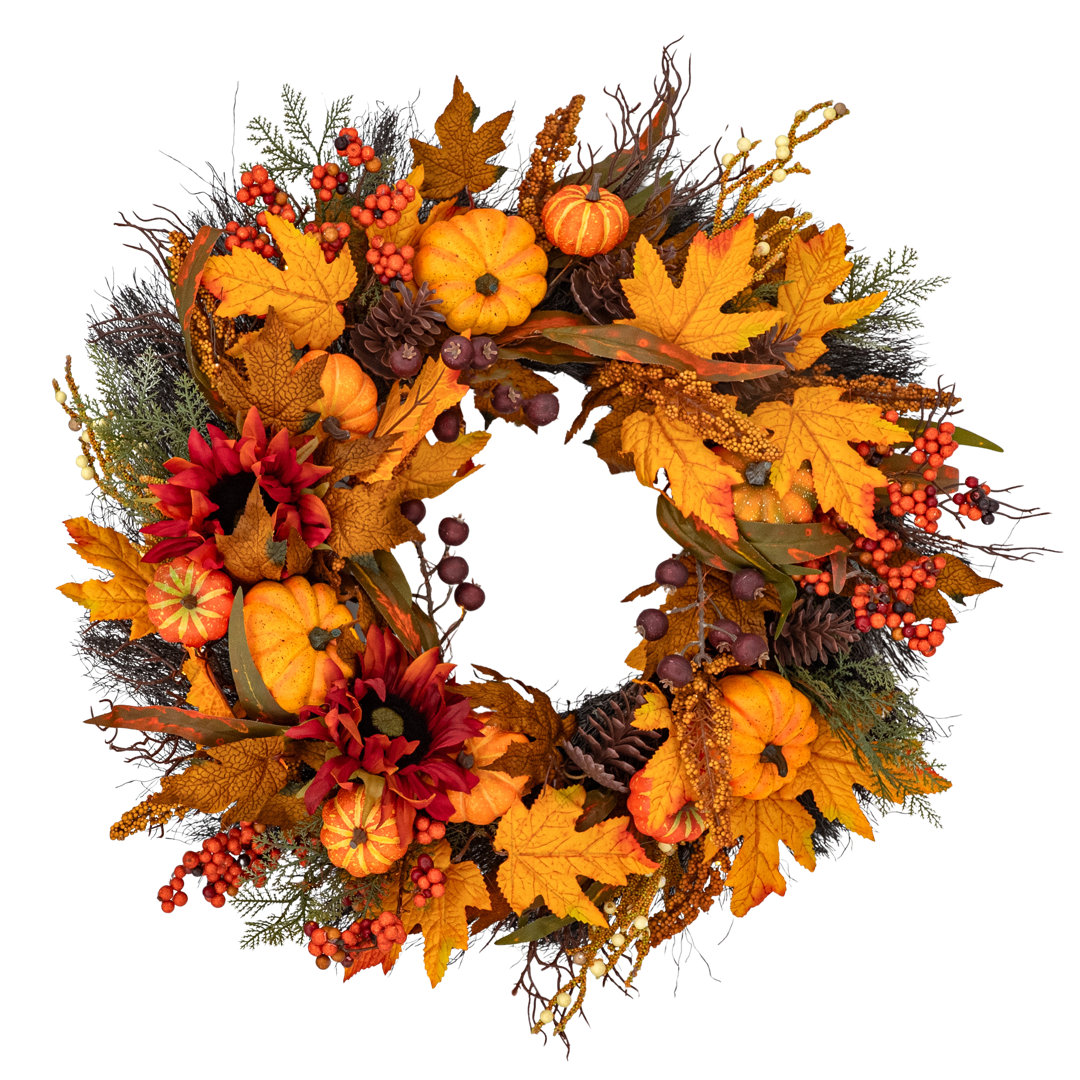 GOLDEN HARVEST - 26" Autumn Wreath