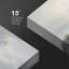 «Minimal Landscape Storm Cloud Reflection Nature Fine Art», art mural grand, chambre à coucher, bureau sur toile-93388933-93388934