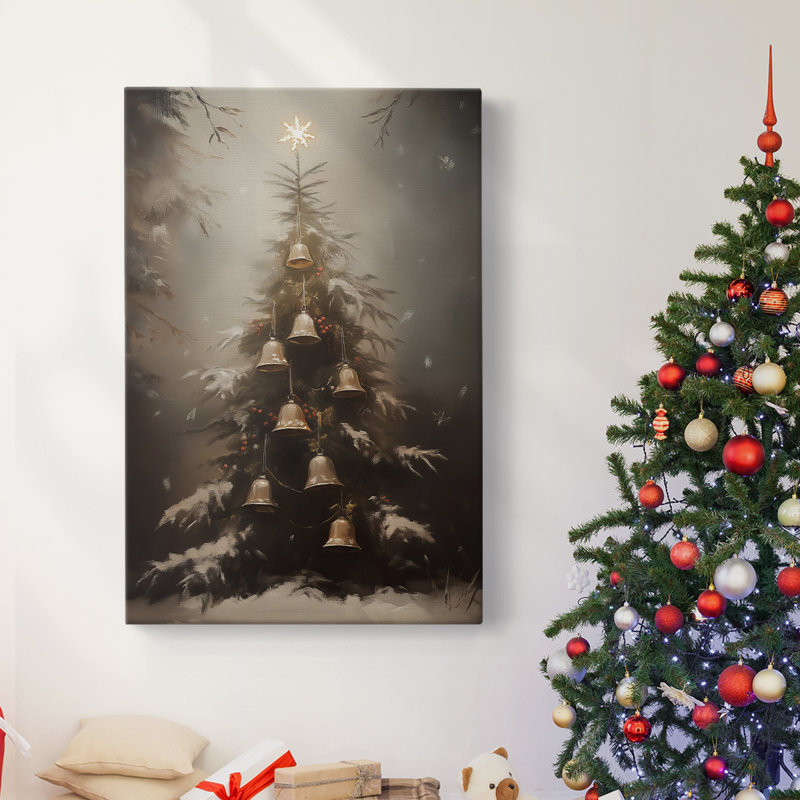 Art des Fêtes de Noël - Toile tendue avec châssis - Série 2-CLVI, H 48 po x l 32 po