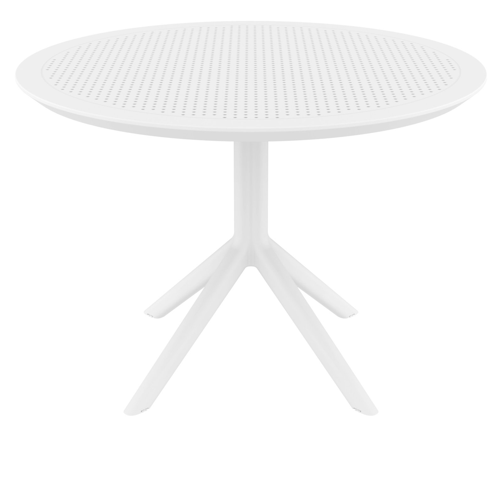 Farrah 41" Patio Dining Set, White