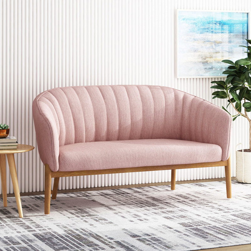 Causeuse pour salon de chambre à coucher, Rose