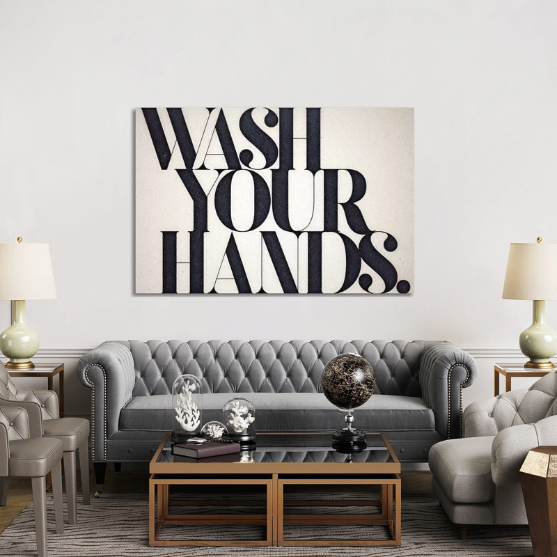 Wash Your Hands - Print, 101.6 cm H x 66.04 cm W x 3.175 cm D