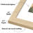 Poster Frame - Wooden Picture Frame with Mat and Plexiglass Cover-110048771-110048774