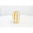 Cole And Grey Ceramic Round Wide Decorative Vase With Teal Vertical Stripes-989781492