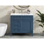 Meuble-lavabo simple 36 po avec plateau en résine Dextyn-1016006447
