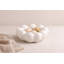 Kairo White Blossom Aluminium Decorative Bowl – Japandi Modern Centrepiece