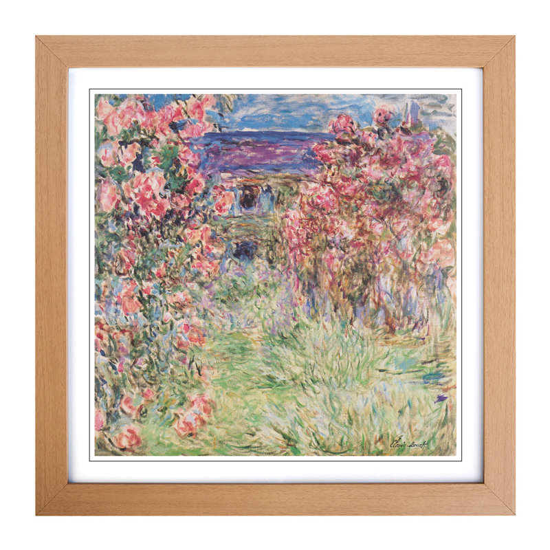 Claude Monet - Single Picture Frame Painting, Oak