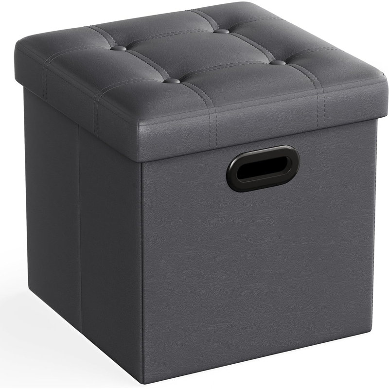 Repose-pieds 15 po avec rangement, Gris ardoise
