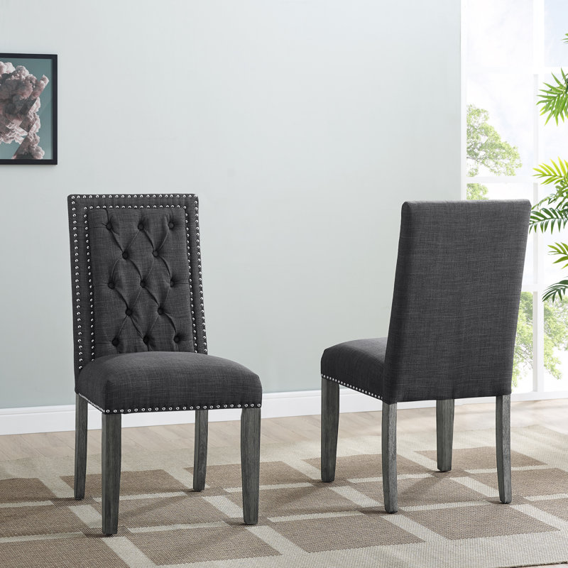 Chaise d'appoint Armetrice, Noir