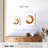Gold Flecks Zen Circle On Canvas Print-1531657375