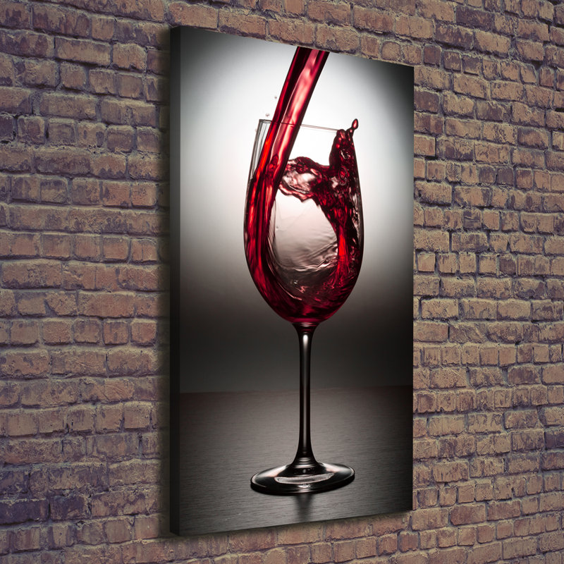 Red Wine - Wrapped Canvas Print