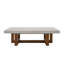 Table basse Keven, plateau en faux béton