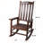 Wooden Oversized Porch Rocker Chair with Wide Seat and Tall Backrest for Comfortable Outdoor and Indoor Relaxation-956883001