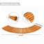 8ft*17in Modern Natural Wood Colour Wooden Garden Pathway-138639188