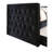 Transitional Flannelette Upholstered Trundle Daybed, Black Aesthetic, Padded Button , Nailhead Trim, Slat Kit Daybed With Trundle, Style, Upholstery, Design,-128991932