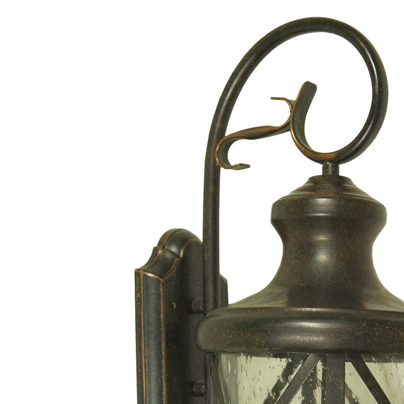 Luminaire de grange en bronze huilé à 1 lumière Carlecia