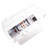 Pantry Partners 2 Bottle Tabletop Wine Bottle Rack in Clear