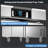 Coolski 60’’ W Commercial Salad Bar Refrigerator with 2 Doors, Refrigerated Salad Food Prep Table for Restaurants Cafeterias Sub Shops, Large Capacity Stainless Steel ETL NSF Approved
