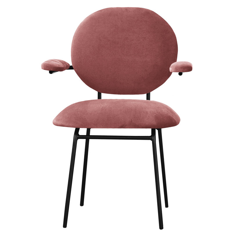 Upholstered Armchair, Dustypink