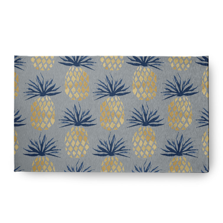 Chenille Floral Indoor Rug