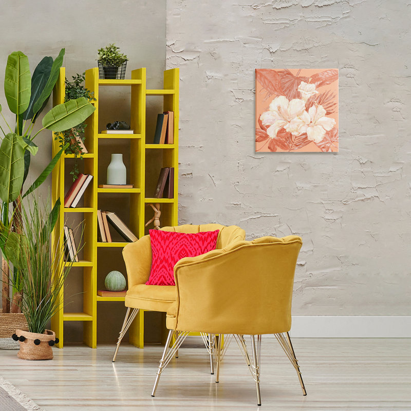  "Hibiscus & Palm Bundle", art mural par Paul Brent, H 17 po x l 17 po