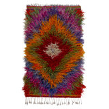 One-of-a-Kind Rectangle 4' X 6'3" Hand Knotted Area Rug