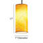Mini-luminaire suspendu cylindrique 1 lumière Sroda-2099743609