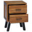 40cm W Solid Wood Bedside Table