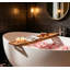 Plateau de bain en bois pour baignoire en teck