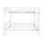 Twin Over Twin Bunk Bed, Metal Frame With Ladder-1201984108